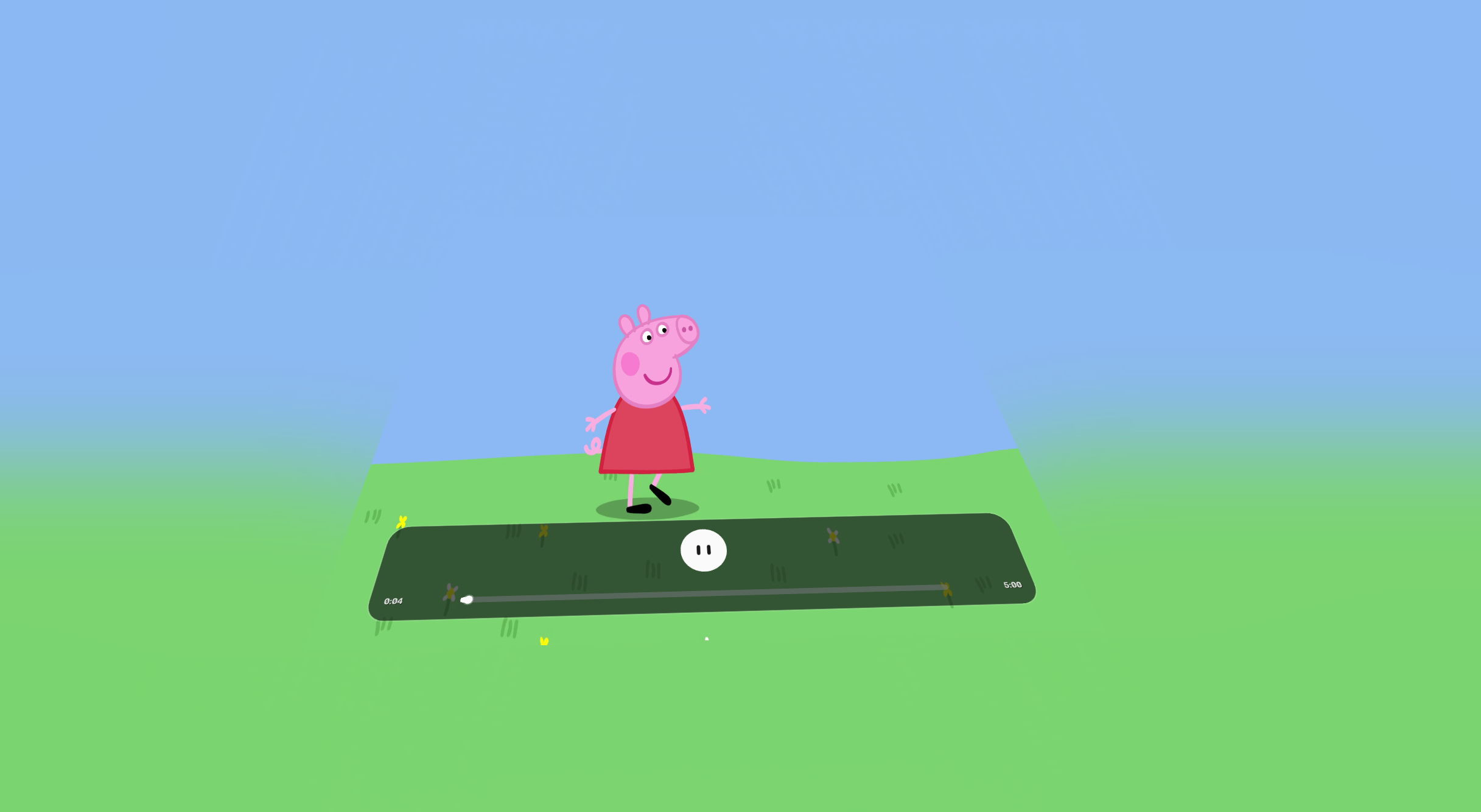 The four corners of the screen cloth for Trapezoid Player: top left, top right, bottom right, bottom left